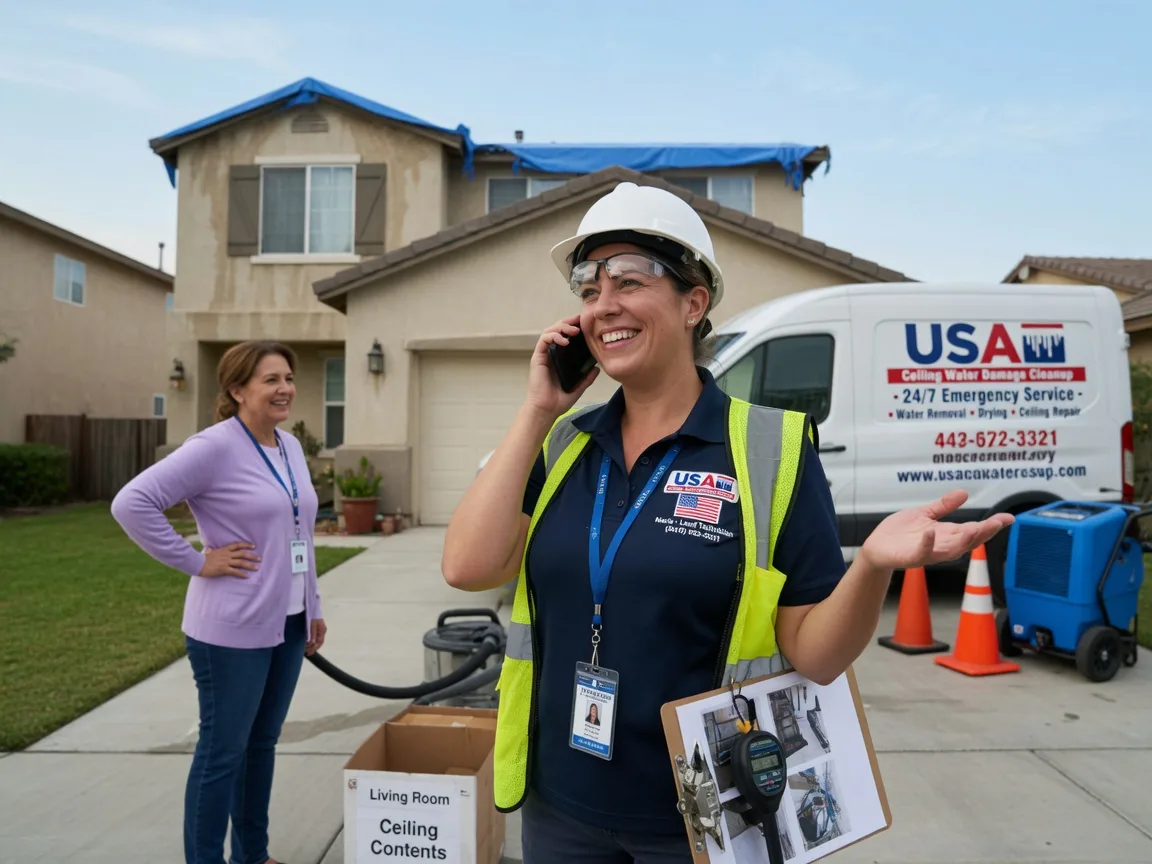 Ceiling Water Damage Restoration Maria Stein, OH FAQs